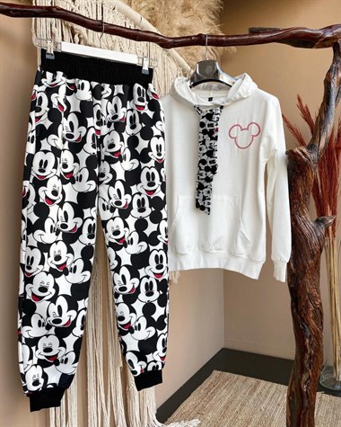 Kapşonlu Mickey Sweat