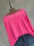 Kayık Yaka Merserize Kazak (Fuşya)