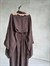 Keten Pançolu Şalvar Takım (Kahve)