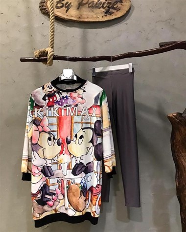 KİKİMAX Kadife Sweatshirt