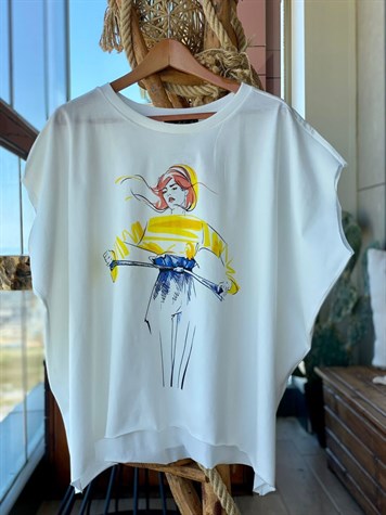 Kız Baskılı Tshirt
