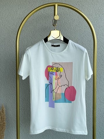 Kız Baskılı Tshirt