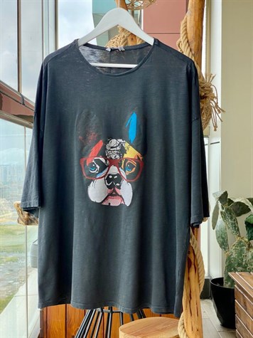 Köpek Baskılı Tshirt