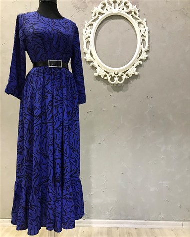 Krep Kumaş Salaş Model Elbise