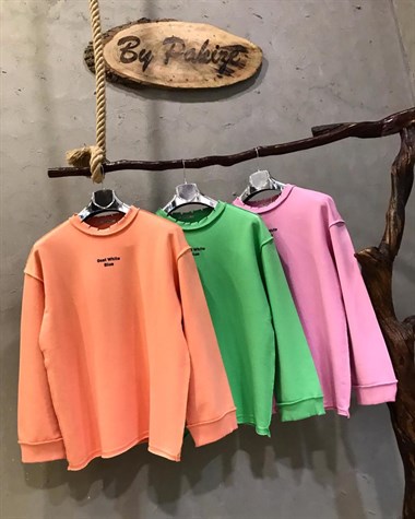 Lazer Kesikli Sweatshirt (SOMON)