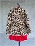 Leopar Desenli Peluş Teddy Ceket ( Kırmızı ) 
