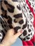 Leopar Desenli Peluş Teddy Ceket ( Kırmızı ) 