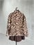 ÖN SİPARİŞE AÇILMIŞTIR... Leopar Desenli Peluş Teddy Kanguru Cepli Kazak (Kahve)