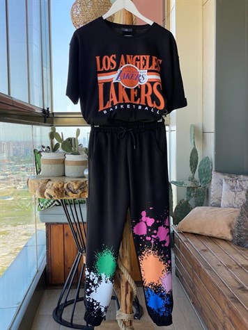 Los Angeles Basic Tshirt (SİYAH)