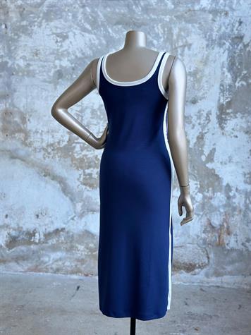 Marka Model Modal Kumaş Midi Boy Elbise (Lacivert)