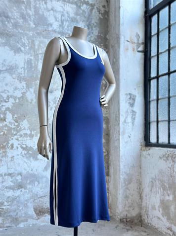 Marka Model Modal Kumaş Midi Boy Elbise (Lacivert)