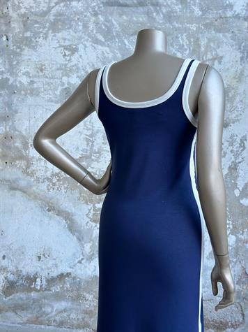 Marka Model Modal Kumaş Midi Boy Elbise (Lacivert)