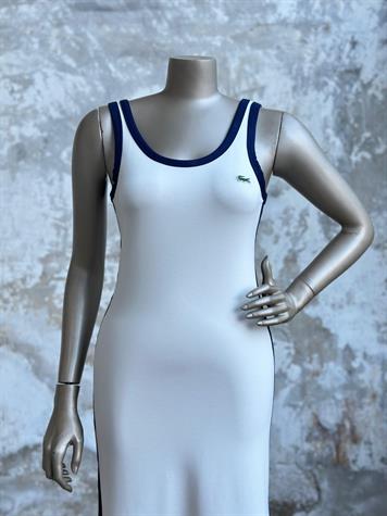 Marka Model Modal Kumaş Midi Boy Elbise (Beyaz)