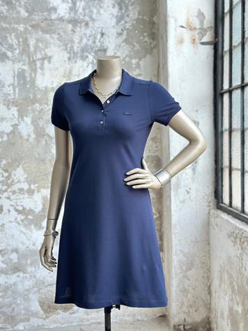 Marka Model Polo Yaka Elbise (Lacivert)
