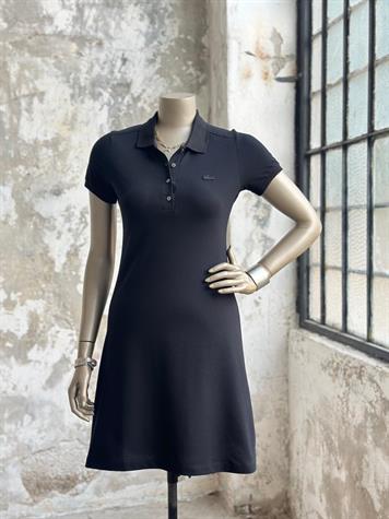 Marka Model Polo Yaka Elbise (Siyah)