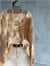 Batik Desen Yırtık Detaylı V Yaka Oversize Kazak(Sarı)