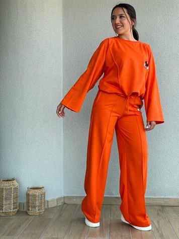 Mickey Baskılı Takım (Oranj)