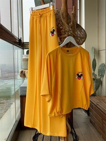 Mickey Baskılı Takım (SARI)