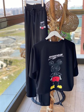 Mickey Baskılı Takım (SİYAH)