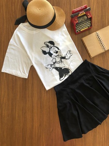 Mickey Mouse Tshirt (SİYAH)