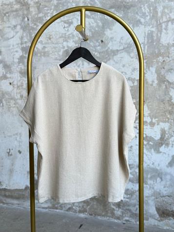 ÖN SİPARİŞE AÇILMIŞTIR...Organik Ham Keten Şalvar Model Takım (Natural)