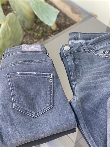 Orjinal Marka Zımba Detaylı Jean