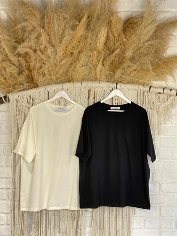 Oversize Basıc Tshirt (Siyah)
