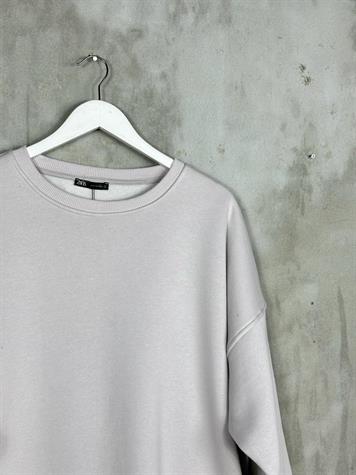 Oversize Kadın Premium Sweatshirt(GRİ)