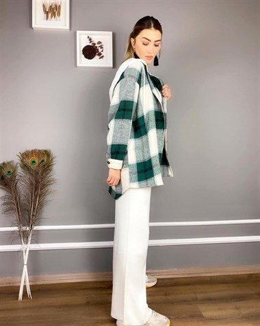 Oversize Kesim Oduncu Gömlek (YEŞİL)