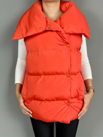 Oversize Model Şişme Yelek (Oranj)