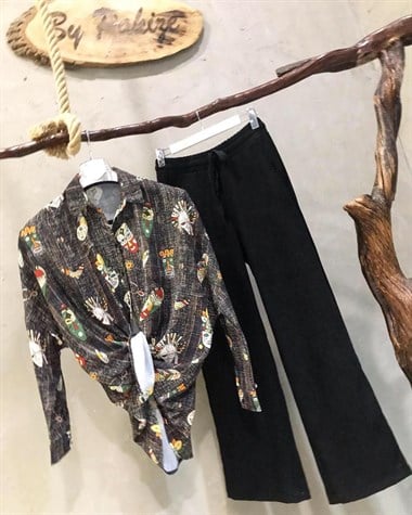 Oversize Tasarım Model Saten Gömlek