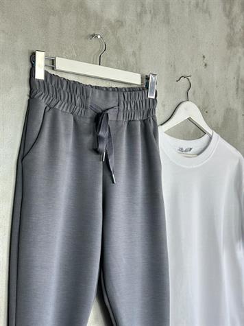 Oysho Kumaş Jogger Kadın Pantolon (Gri)