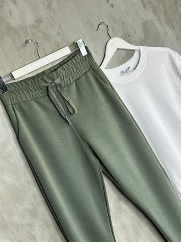 Oysho Kumaş Jogger Kadın Pantolon (Haki)