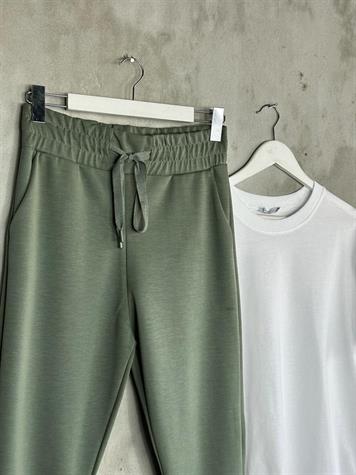 Oysho Kumaş Jogger Kadın Pantolon (Haki)