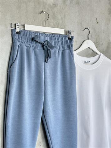 Oysho Kumaş Jogger Kadın Pantolon (İndigo)