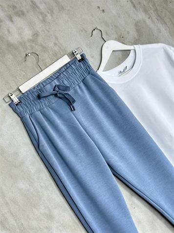 Oysho Kumaş Jogger Kadın Pantolon (İndigo)