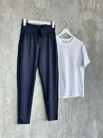 Oysho Kumaş Jogger Kadın Pantolon (Lacivert)