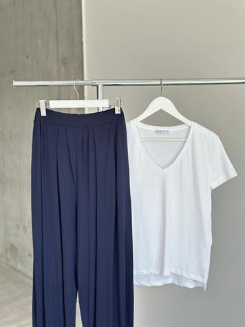 Oysho Kumaş Şalvar Model Pantolon (Lacivert)