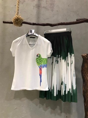 Papağan Baskılı Tshirt