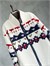 ÖN SİPARİŞE AÇILMIŞTIR... Peluş Teddy Kilim Desenli Cepli Ceket (Lacivert)