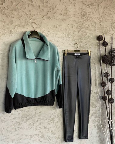 Polar Poplin Garnili Sweat (Mint)