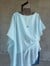 Premium Asimetrik Pelerin Bluz (Bebe Mavisi)