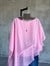 Premium Asimetrik Pelerin Bluz (Pembe)