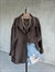 Premium Düşük Omuzlu Oversize Gömlek (Koyu Kahve)