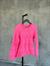 Saç Örgü Kabartmalı Kazak  (Pembe)