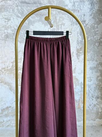 Premium Kalite Tensel Kumaş Pantolon (Mürdüm)