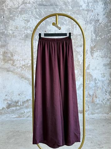 Premium Kalite Tensel Kumaş Pantolon (Mürdüm)