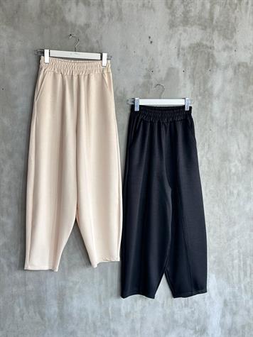 Premium Modal Kumaş Çımalı Pantolon (Siyah)