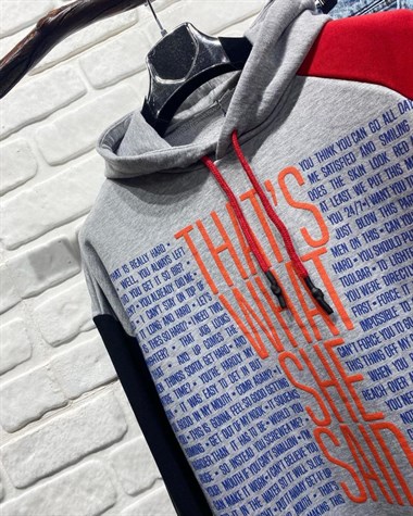Salaş Kapşonlu Sweatshirt