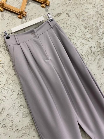 Şalvar Kesim Kumaş Pantolon (Gri)